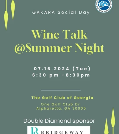 GAKARA Social Day Event - ‘WINE TALK’ with Bridgeway Lending Partner